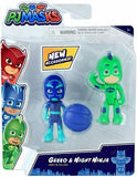 PJ Masks Gekko & Night Ninja Hero & Villain Figures by Just Play PJ Masks Gekko & Night Ninja Hero & Villain Figures by Just Play Just Play