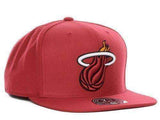 Miami Heat NBA Mitchell & Ness Fitted Hat new with stickers 7 3/8 & 7 5/8 Miami Heat fitted hat by Mitchell & Ness Mitchell & Ness