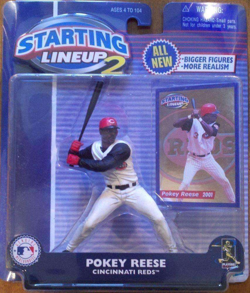 Pokey Reese Cincinnati Reds MLB Starting Lineup 2 Action Figure Nib Hasbro Nip
