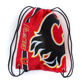 Calgary Flames Drawstring NHL Backpack by Forever Collectibles NWT FOCO Hockey Calgary Flames NHL Drawstring Backpack by Forever Collectibles Forever Collectibles