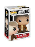 Han Solo Star Wars Pop! Funko NIB Vinyl Figure NIP 79 SW Disney New in Box Han Solo Star Wars Pop! Vinyl Figure by Funko FUNKO
