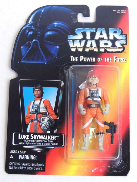 Star Wars Luke Skywalker in X Wing Fighter Pilot Gear Action Figure NIB SW Star Wars Luke Skywalker in X-wing Fighter Pilot Gear with Lightsaber and Blaster Pistol Action Figure Kenner 