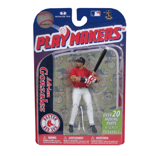 Adrian Gonzalez Boston Red Sox Playmakers Figure Adrian Gonzalez Boston Red Sox Playmakers Figure McFarlane Toys 