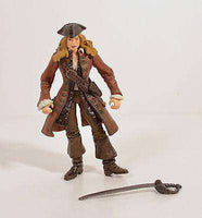 Disney Pirates of the Caribbean Elizabeth Swann Figure Dead Man's Chest Zizzle Pirate Disguised as Elizabeth Swann Action Figure with 2 Pirate Swords by Zizzle Zizzle 