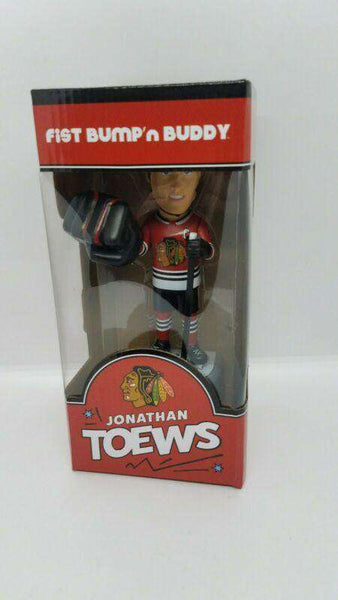 Jonathan Toews Chicago Blackhawks NHL Fist Bump n Buddy Bobblehead SGA Jonathan Toews Chicago Blackhawks NHL Fist Bump n Buddy Bobblehead SGA Presented by Chevy Drives Chicago 