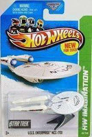 Hot Wheels Star Trek U.S.S. Enterprise NCC-1701 NIB 60/250 NIP HW Imagination 2013 Hot Wheels Star Trek U.S.S. Enterprise NCC-1701 by Mattel Hot Wheels by Mattel 