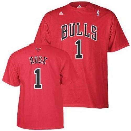 Derrick Rose Chicago Bulls player t-shirt by Adidas NBA Da Bulls NWT Derrick Rose Cicago Bulls t-shirt Adidas 