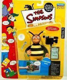 The Simpsons Bubblebee Man World of Springfield Action Figure Playmates New in Package The Simpsons Bumblebee Man World of Springfield Interactive Figure by Playmates Playmates Toys 