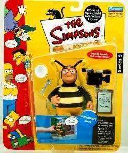 The Simpsons Bubblebee Man World of Springfield Action Figure Playmates New in Package The Simpsons Bumblebee Man World of Springfield Interactive Figure by Playmates Playmates Toys 