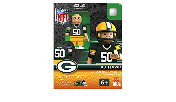 AJ Hawk Green Bay Packers NFL Minifigure Oyo Sports G1LE AJ Hawk Green Bay Packers NFL Minifigure Oyo Sports G1LE Oyo Sports 