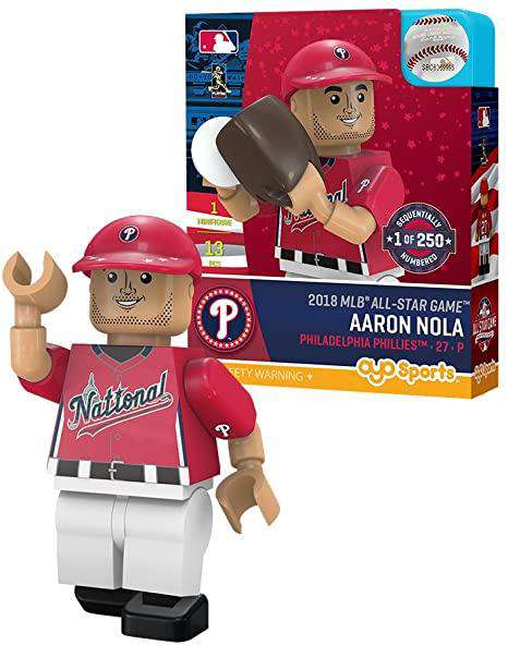 Aaron Nola Philadelphia Phillies 2018 NL All-Star Minifigure by Oyo Sports Rare Aaron Nola Philadelphia Phillies 2018 NL All-Star Minifigure by Oyo Sports Rare Oyo Sports 