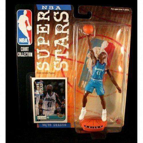 Glen Rice Charlotte Hornets NBA Superstars Figure NIB Court Collection NIP 98/99 Season Glen Rice Charlotte Hornets NBA Court Collection Superstars action figure by Mattel Mattel 