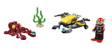 Lego City Deep Sea Scuba Shooter with Mini Figure 42 pcs NIB Ages 5-12 LEGO City Deep Sea Scuba Shooter LEGO 