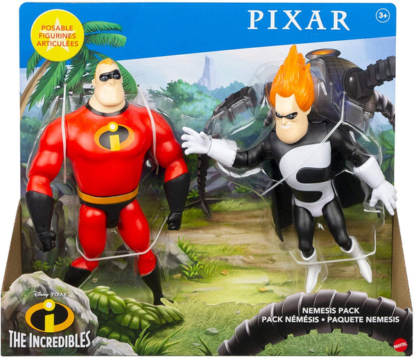 The Incredibles Nemesis Pack Mr Incredible & Syndrome Action Figure Set Mattel The Incredibles Nemesis Pack Mr Incredible & Syndrome Action Figure Set Mattel Mattel 