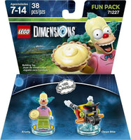 The Simpsons Lego Dimensions Krusty the Clown Fun Pack NIB 71227 38 Pcs Simpsons LEGO Dimensions Krusty the Clown Fun Pack LEGO 