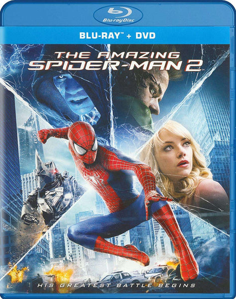 The Amazing Spider-Man 2 Blu-Ray + DVD New Andrew Garfield Emma Stone Jamie Foxx The Amazing Spider-Man 2 Blu-Ray + DVD New Andrew Garfield Emma Stone Jamie Foxx Marvelous Marvin Murphy's 