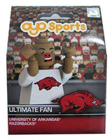 Arkansas Razorbacks Ultimate Fan Mini Figure Oyo Sports NIB HOGS NIP SEC Arkansas Razorbacks Ultimate Fan minifigure by Oyo Sports Oyo Sports 