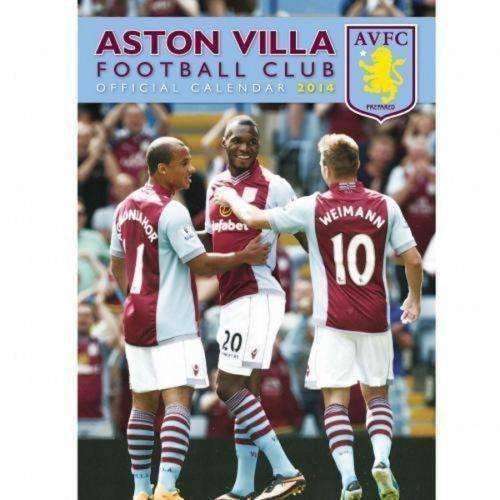 Aston Villa 2014 Calendar New English Premier League Villians AVFC Soccer Aston Villa FC 2014 calendar by Grange Grange 