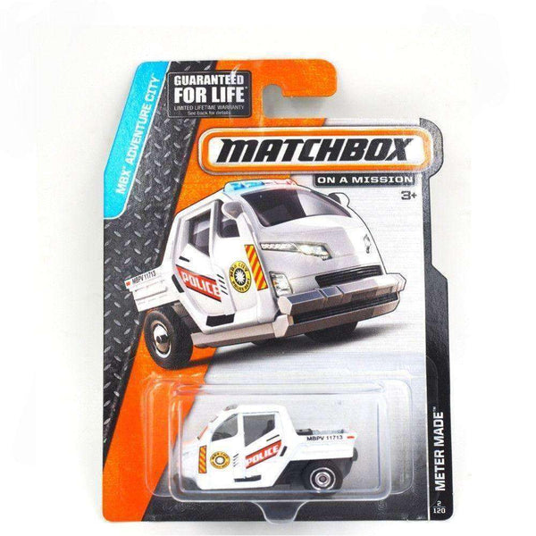 Matchbox Meter Made Police Vehicle NIP MBX Adventure City NIB 2/120 2014 Matchbox MBX Adventure City Meter Made Police Vehicle Matchbox 