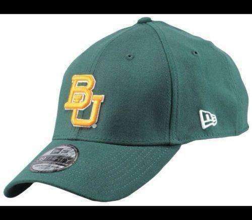 Baylor Bears New Era 39Thirty hat new with stickers Sic Em NCAA BU Big 12 Baylor Bears 39Thirty hat by New Era New Era 