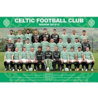 Celtic FC Scotland 2012 2013 Squad Poster new Scottish Premier League Hoops SPL 2012-2013 Celtic FC poster squad by GB Eye GB Eye 