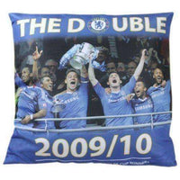 Chelsea FC 2009-2010 Champions Pillow 40 cm x 40 cm new with tags EPL Blues FA Chelsea Football Club 2009/2010 The Double Champions pillow ZAP 