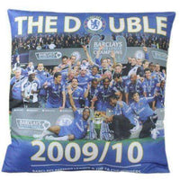 Chelsea FC 2009-2010 Champions Pillow 40 cm x 40 cm new with tags EPL Blues FA Chelsea Football Club 2009/2010 The Double Champions pillow ZAP 