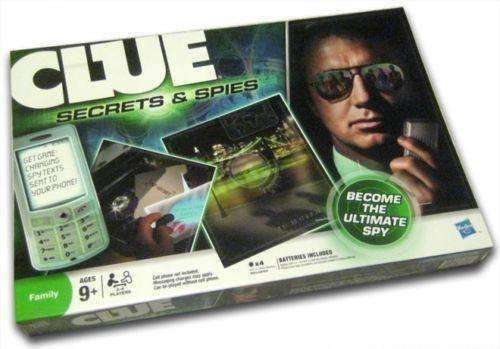 CLUE Secrets & Spies by Hasbro new in original packaging NIB CLUE Secret & Spies Game by Hasbro Hasbro 