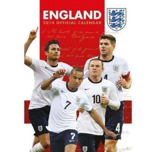 England National Team 2014 Calender Football Soccer new Three Lions FA England National Football 2014 calendar by Danilo Danilo 