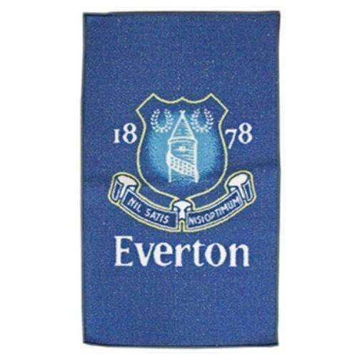 Everton FC Team Crest rug NWT English Premier League 80 cm x 50 cm Toffees EPL Everton FC Toffees Rug by Zap Zap 