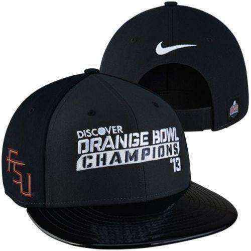 Florida State Seminoles 2013 Orange Bowl Champions Snapback hat Nike NWT Noles Florida State Seminoles Orange Bowl Champions '13 snapback hat by Nike Nike 