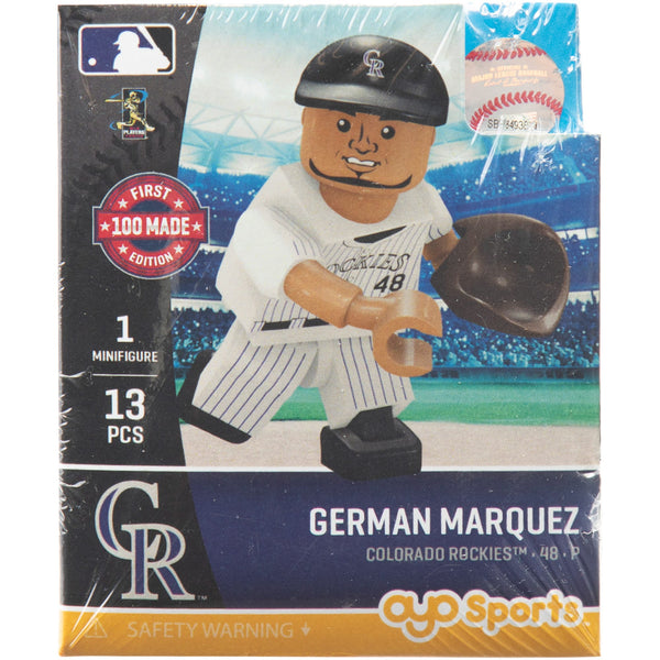 German Marquez Colorado Rockies First 100 Made MLB Minifigure by Oyo Sports Sports Toys Oyo Sports 