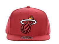 Miami Heat NBA Mitchell & Ness Fitted Hat new with stickers 7 3/8 & 7 5/8 Miami Heat fitted hat by Mitchell & Ness Mitchell & Ness 