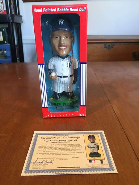 Roger Clemens New York Yankees Bobblehead by Bobble Dobbles and Alexander Global Promotions NIB Bobbleheads Bobble Dobbles by Alexander Global Promotions 