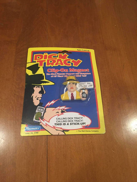 Dick Tracy 1990 Clip-On Magnet Playmates Toys Disney NIB New in Package Dick Tracy Clip-On Magnet Playmates Toys 
