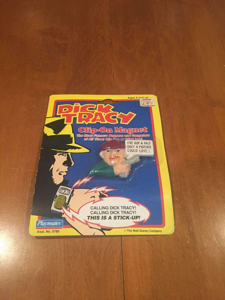 Dick Tracy 1990 Steve The Tramp Clip-On Magnet Playmates Toys Disney Dick Tracy Steve the Tramp Clip-On Magnet Playmates Toys 