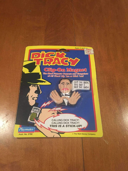 Dick Tracy 1990 Lips Manlis Clip-On Magnet Playmates Toys Disney New in Package Dick Tracy Lips Manlis Clip-On Magnet Playmates Toys 