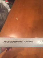 RealSports Football Atari 2600 Video Game 1982 NIB New in Package 1982 Real Sports Football Video Game by Atari 2600 Atari 