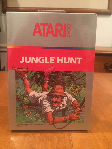 Jungle Hunt Atari 2600 Video Game 1983 NIP NIB 1983 Jungle Hunt Video Game by Atari 2600 Atari 