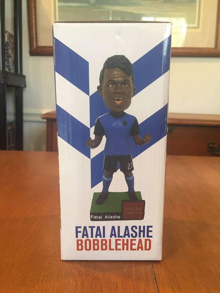 Fatai Alashre San Jose Quakes MLS SGA Inagural Goal Bobblehead NIB March 22 2015 SGA Fatai Alashe San Jose Quakes MLS Inaugural Goal Bobblehead by Wells Fargo Wells Fargo 