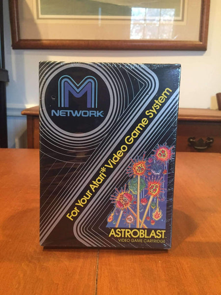 Astroblast Atari 2600 Video Game 1982 NIB Mattel Electronics M Network NIP Atari 2600 1982 M Network Astroblast Video Game by Mattel Electronics Mattel Electronics 