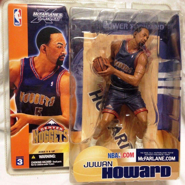 Juwan Howard Denver Nuggets NBA McFarlane Action Figure NIB NIP new in box Juwan Howard Denver Nuggets McFarlane action figure McFarlane Toys 