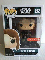Jyn Erso Star Wars Pop! FUNKO NIB Vinyl Figure Target Exclusive new in box 152 Jyn Erso Star Wars Target Exclusive Pop! Vinyl Figure by FUNKO FUNKO 