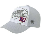 Kansas Jayhawks 2013 Big 12 Tournament Champions hat NWT Top of the World NCAA Kansas Jayhawks 2013 Men's Big 12 Tournament Champions adjustable fit hat by Top of the World Top of the World 