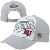 Kansas Jayhawks 2013 Big 12 Tournament Champions hat NWT Top of the World NCAA Kansas Jayhawks 2013 Men's Big 12 Tournament Champions adjustable fit hat by Top of the World Top of the World 