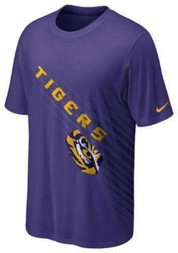 LSU Tigers Youth t-shirt Nike Dri Fit NWT new with tags NCAA Geaux Tigers SEC LSU Tigers Youth t-shirt by Nike Nike 