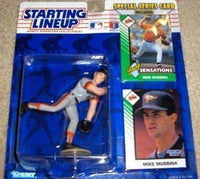 Mike Mussina Baltimore Orioles Starting Lineup MLB Action Figure NIB NIP Kenner 1993 1993 Staring Lineup Mike Mussina Baltimore Orioles action figure Staring Lineup by Kenner 