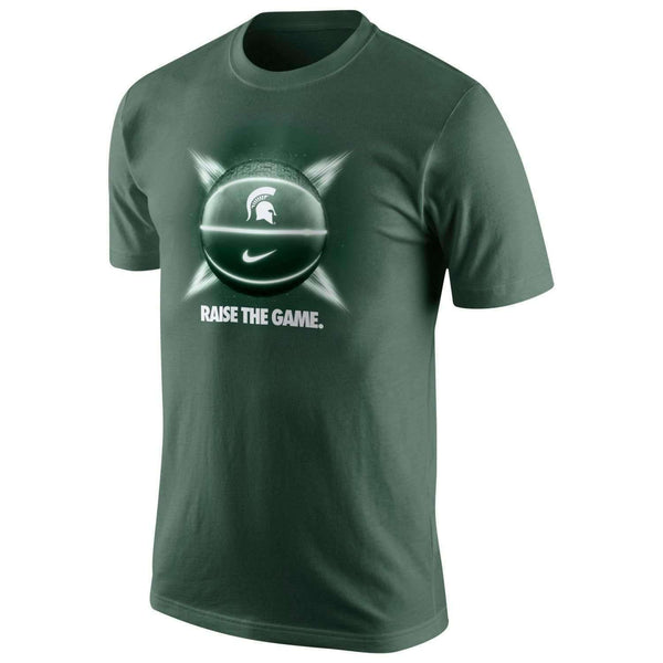 Michigan State Spartans Raise the Game Nike Dri Fit t-shirt NWT Sparty MSU Michigan State Spartans Basketball Raise the Game Dri-Fit t-shirt by Nike Nike 