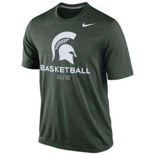 Michigan State Spartans Basketball Nike Practice t-shirt NWT Dri Fit Elite St Michigan State Spartans Basketball Dri-Fit t-dhirt Nike 