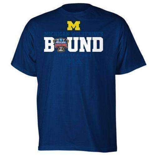 Michigan Wolverines 2012 BCS Sugar Bowl Bound t-shirt Adidas new NCAA Big Ten UM Michigan Wolverines Sugar Bowl Bound t-shirt by Adidas Adidas 